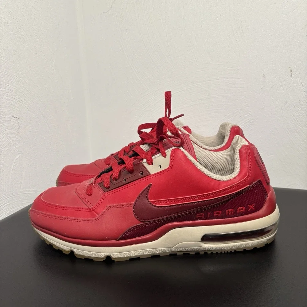 Nike Air Max LTD 3‎ Gym Red Team Red String 810880-660 Men's Size 10 Shoes